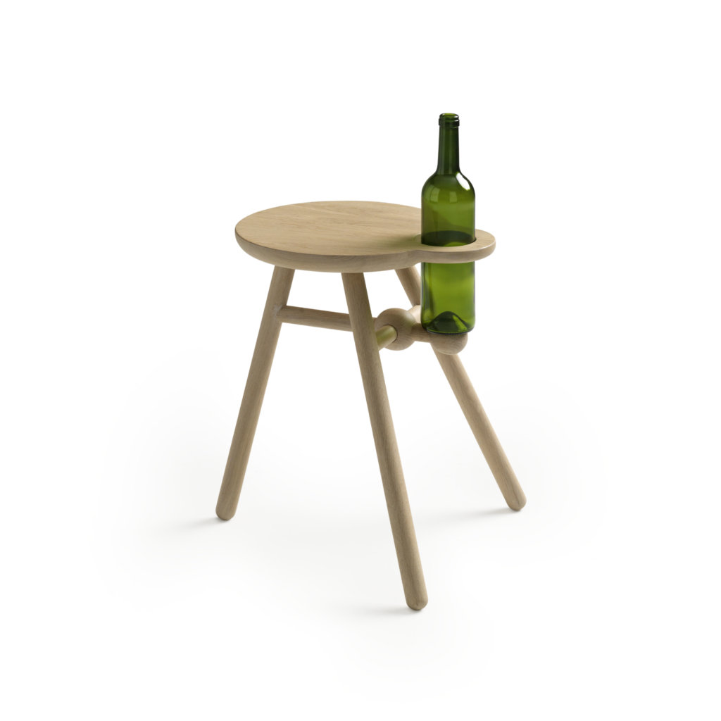 Bijzettafel Pode Bottle Stool - Afbeelding 3