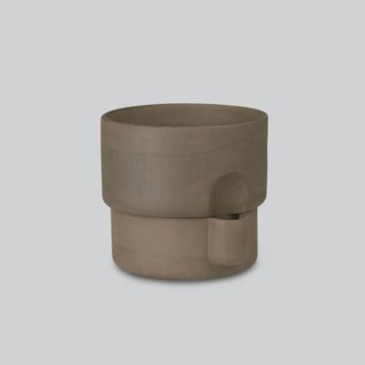 Plantenpot Northern Oasis - Medium, Dark brown /dark brown