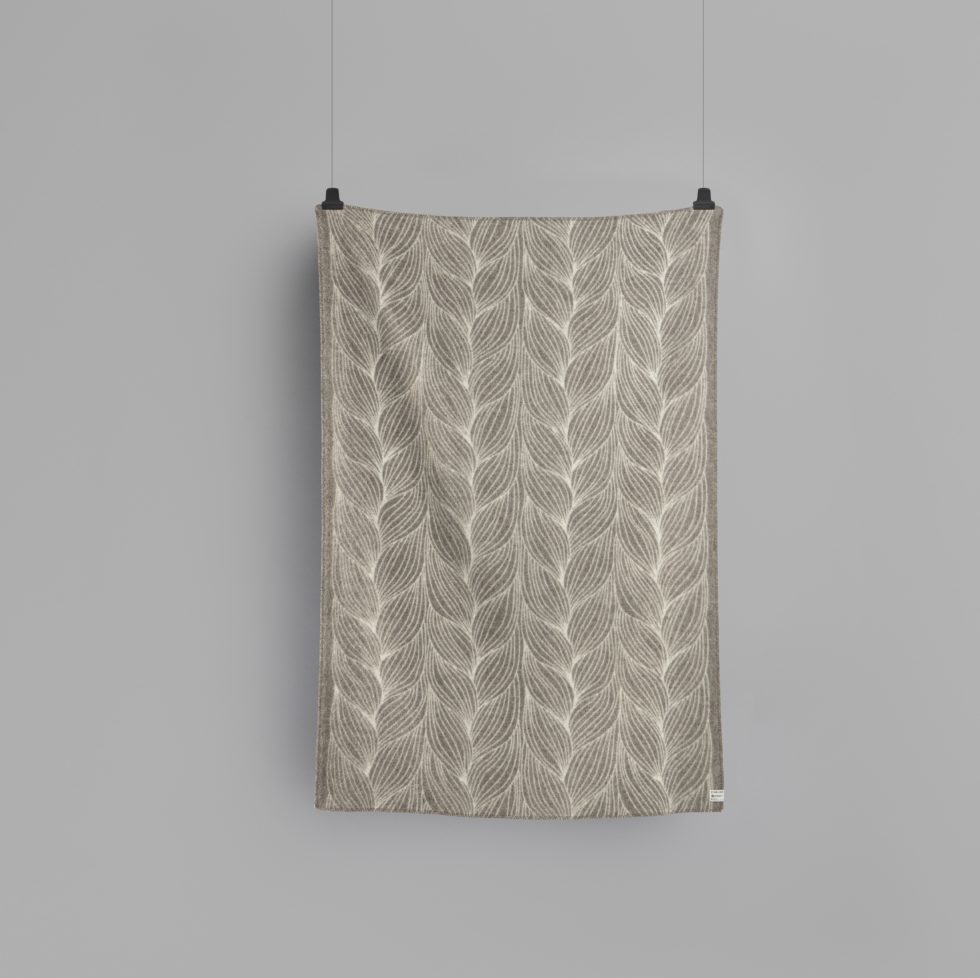 Plaid Røros Naturpledd Flette - Afbeelding 3