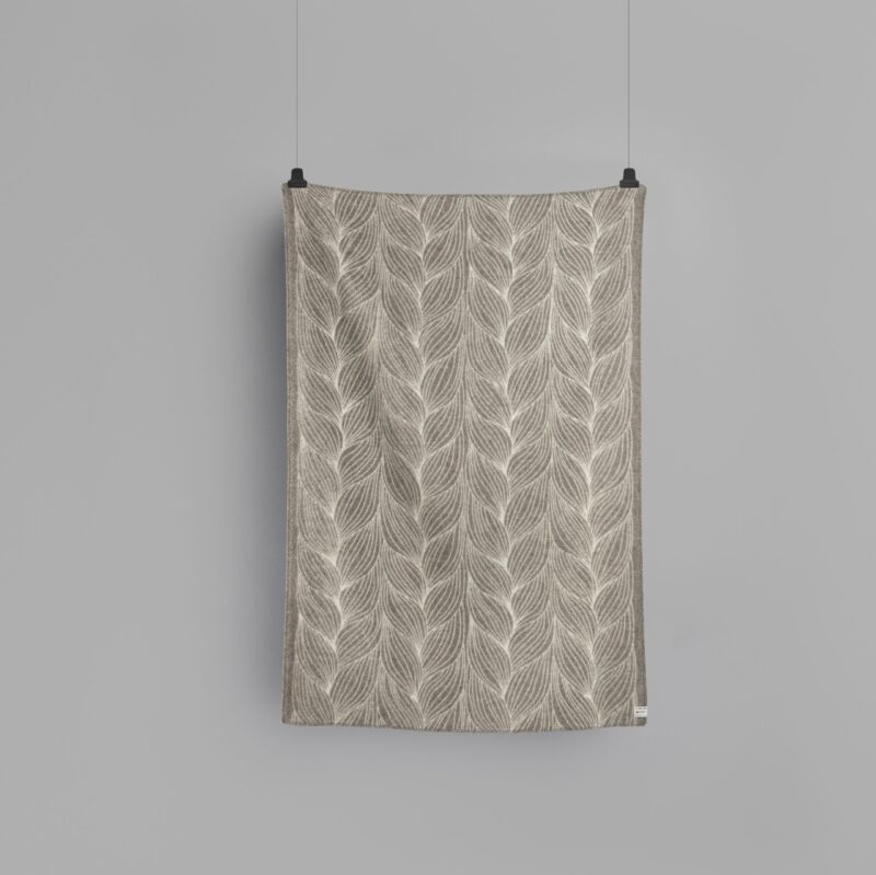 Plaid Røros Naturpledd Flette - Afbeelding 3