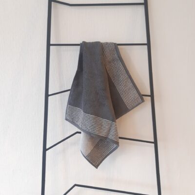 Handdoek Cawö Cuisine Two Tone 77 Leisteen