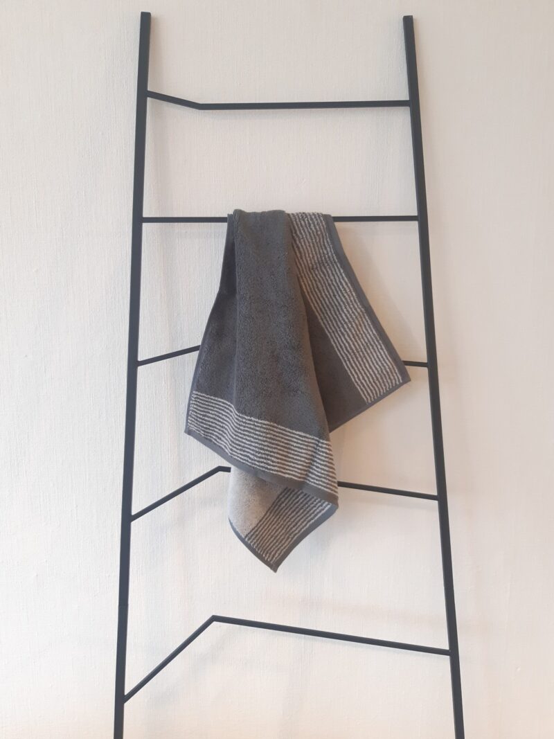 Handdoek Cawö Cuisine Two Tone 77 Leisteen