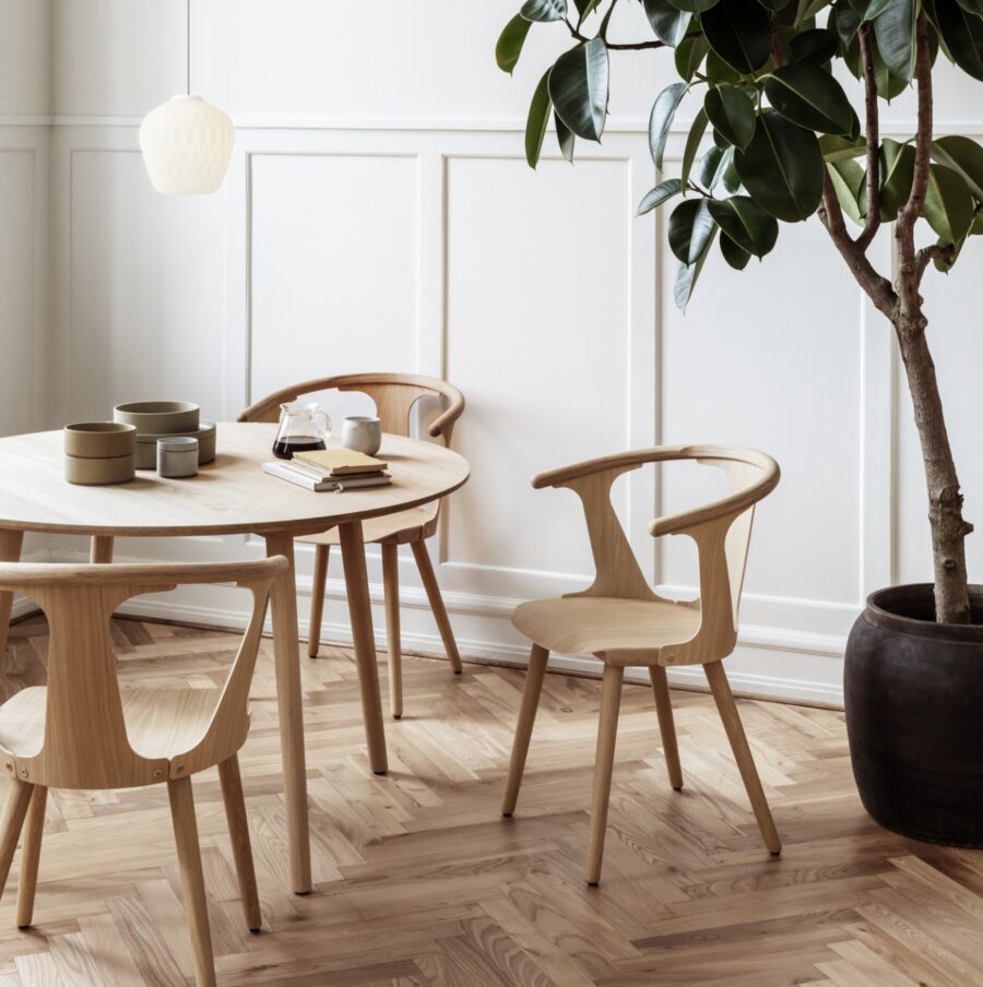 &Tradition Stoel In Between SK1 met houten zitting - Afbeelding 2