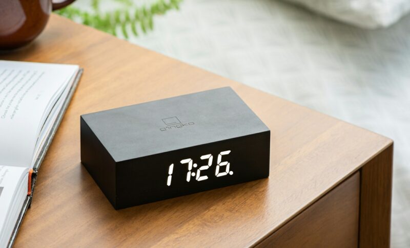 Flip Click Clock Gingko Zwart / wit licht - Afbeelding 4