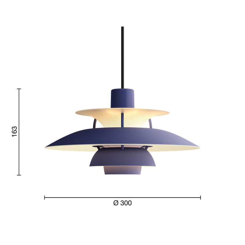 Hanglamp Louis Poulsen PH 5 Mini Monochrome - Afbeelding 4