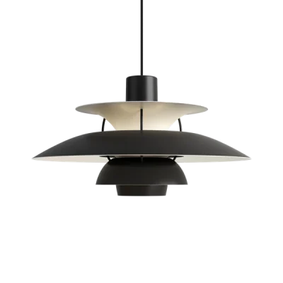 Hanglamp Louis Poulsen PH 5 Monochrome - Monochrome Black
