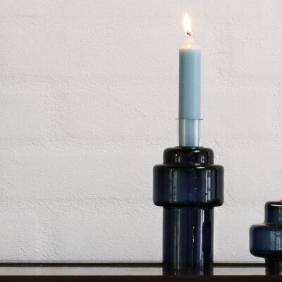 Kaarsenhouder Ro Collection no. 55 Indigo Blauw