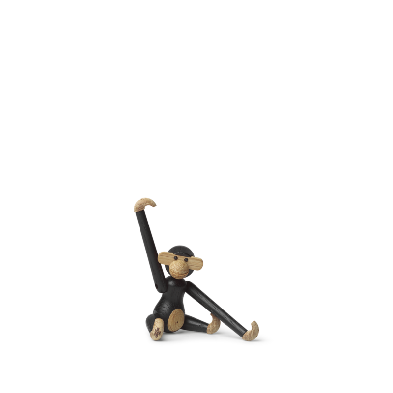 Aap Mini Kay Bojesen dark stained oak - Afbeelding 3