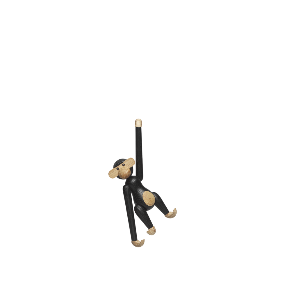 Aap Mini Kay Bojesen dark stained oak - Afbeelding 4