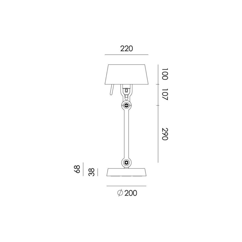 Tafellamp Tonone Bolt Small - Afbeelding 10