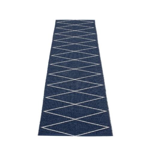 Pappelina Max - Dark Blue/Vanilla, 70 x 240 cm
