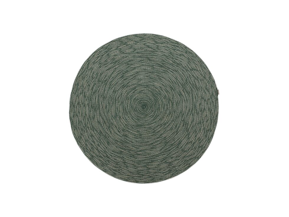 Vloerkleed Kvadrat Braid rond groen - Afbeelding 2