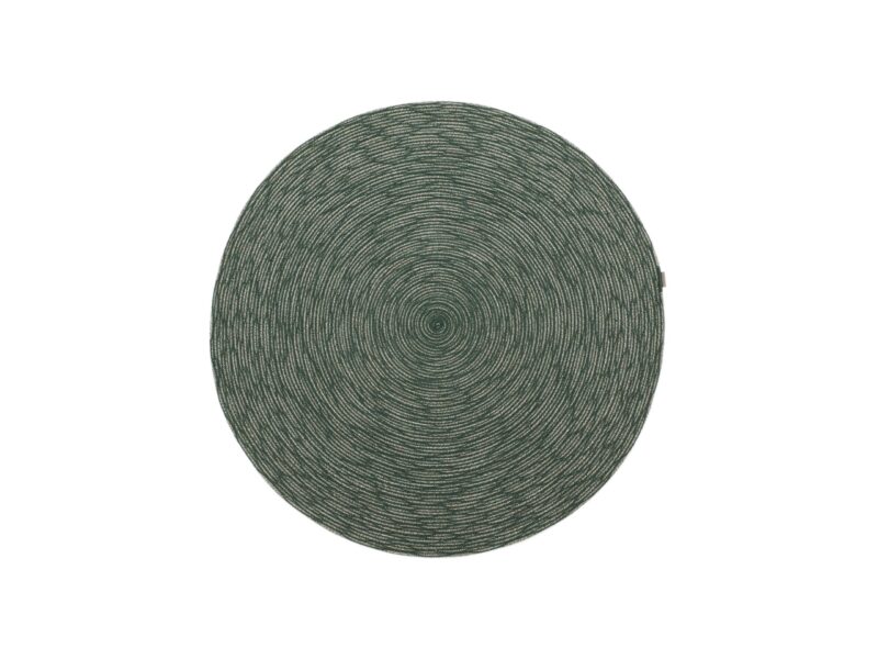 Vloerkleed Kvadrat Braid rond groen - Afbeelding 2