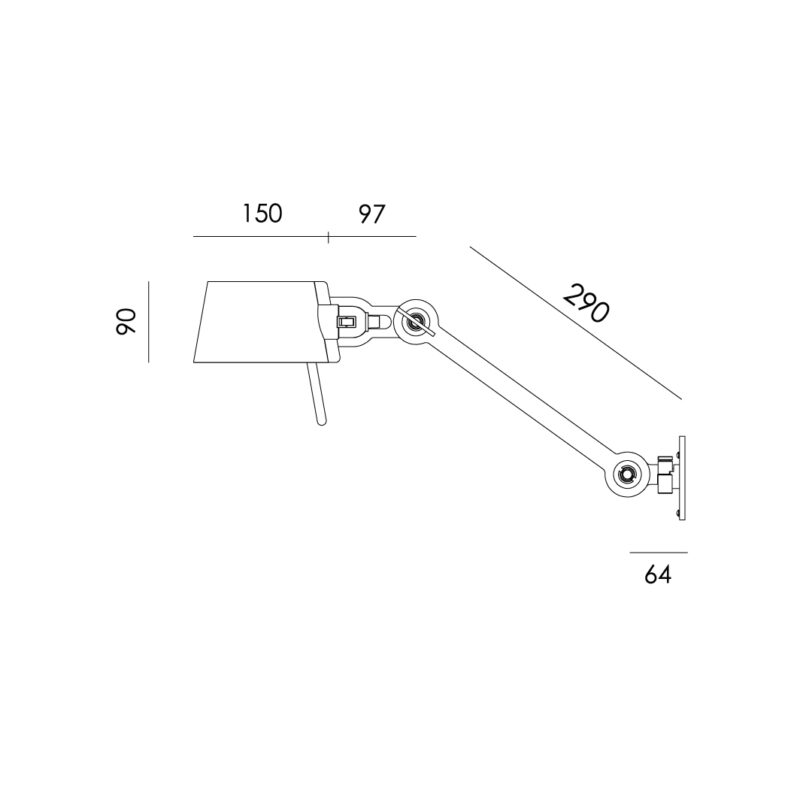 Wandlamp Tonone set van 2 x Bolt Bed Sidefit - Afbeelding 9