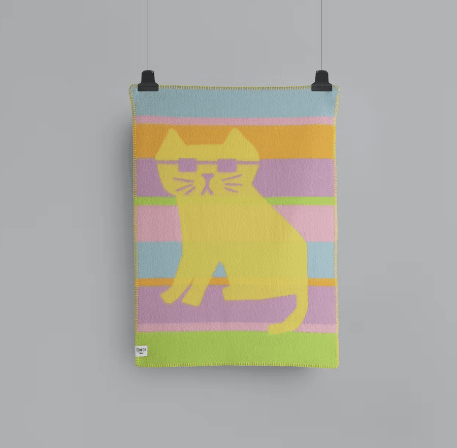 Kinderdeken Røros Cool Cats - Afbeelding 3