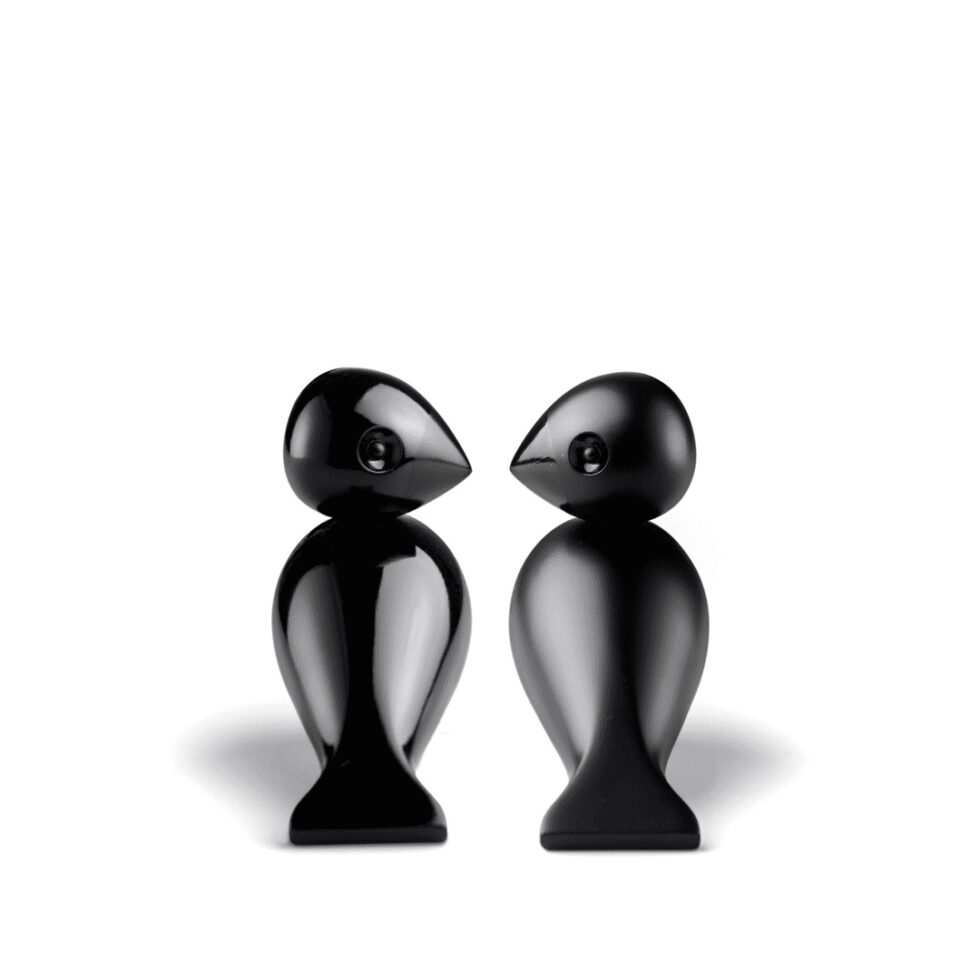 Lovebirds Kay Bojesen zwart - Afbeelding 3