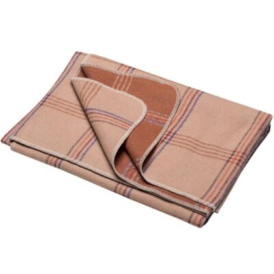 Plaid David Fussenegger Silvretta Modern Checks Cork