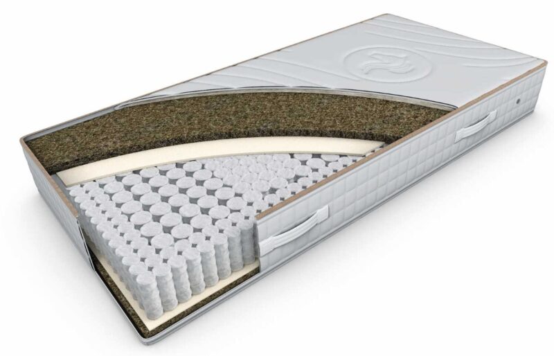 Matras Aura Renew pocketveren gelatexeerd paardenhaar - Afbeelding 6
