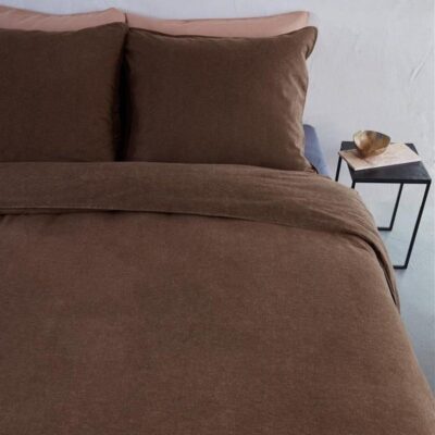 Dekbedovertrek VT Wonen Flanel Brown