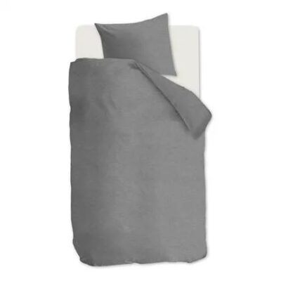 Dekbedovertrek flanel VT Wonen Grey 1 persoons