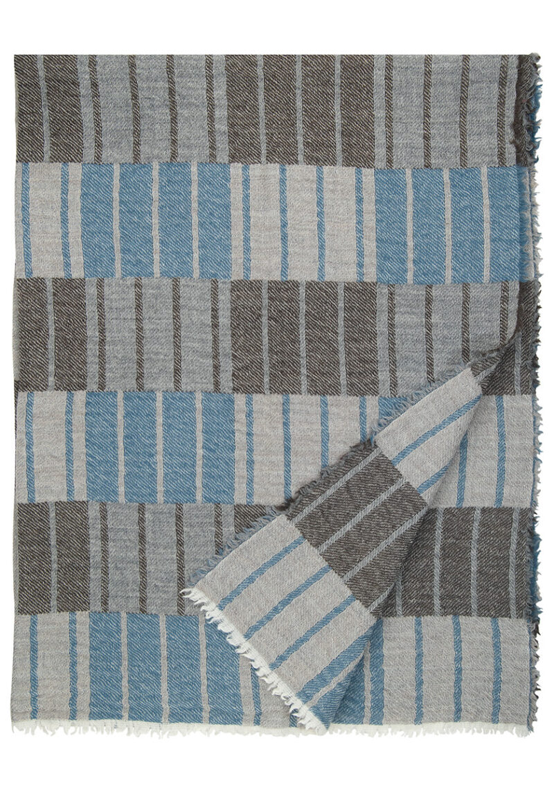 Plaid Lapuan Sointu Blue-Bark - Afbeelding 3