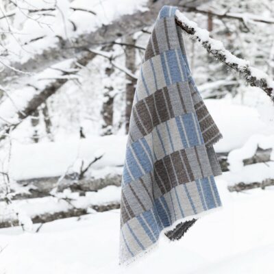 Plaid Lapuan Sointu Blue-Bark