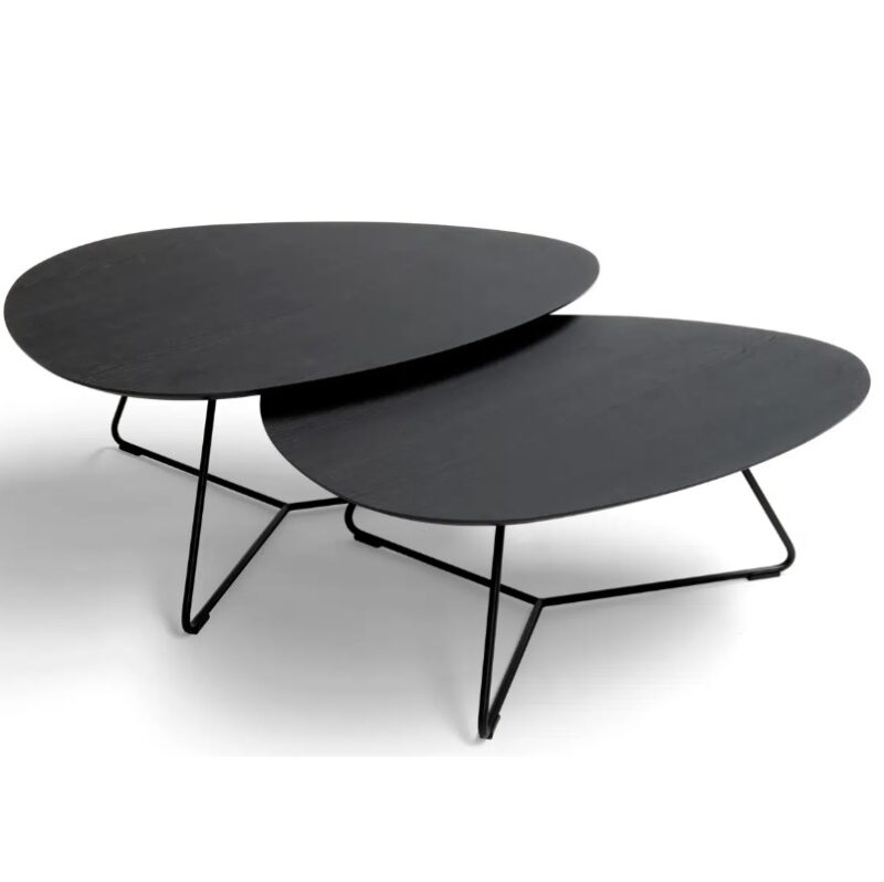 Set Salontafels Bree's New World Twinny HPL Oak - Afbeelding 2