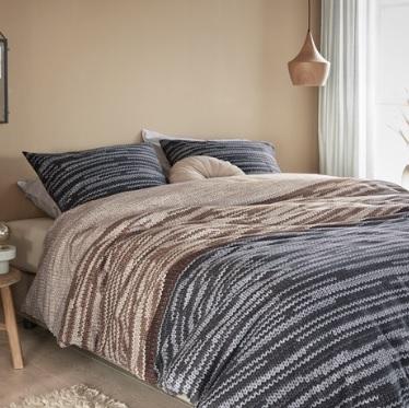 Dekbedovertrek Flanel Beddinghouse Fardau Grey 2 persoons