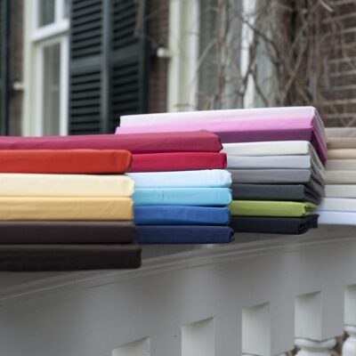 Hoeslaken Dommelin Katoen Percal hoek 30 cm 1-persoons
