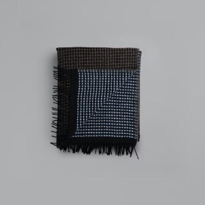 Plaid Røros Lofoten Blue Mule