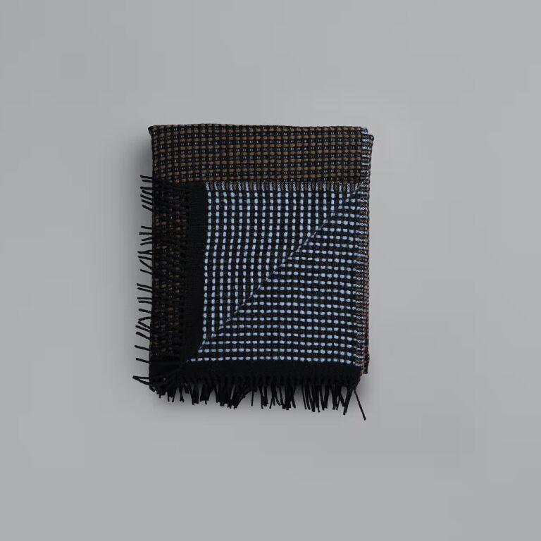 Plaid Røros Lofoten Blue Mule