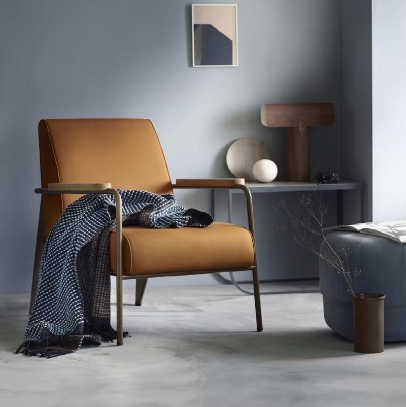 Plaid Røros Lofoten Blue Mule - Afbeelding 4