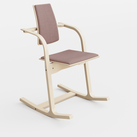 Blank gelakt frame, stof Re-wool 648