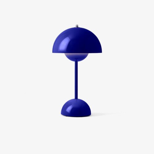 Oplaadbare Tafellamp &Tradition Flowerpot VP9 - Cobalt Blue