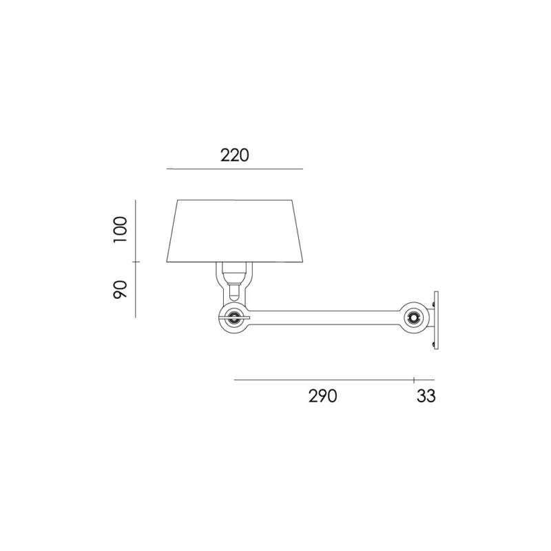 Wandlamp Tonone Bolt Underfit - Afbeelding 6
