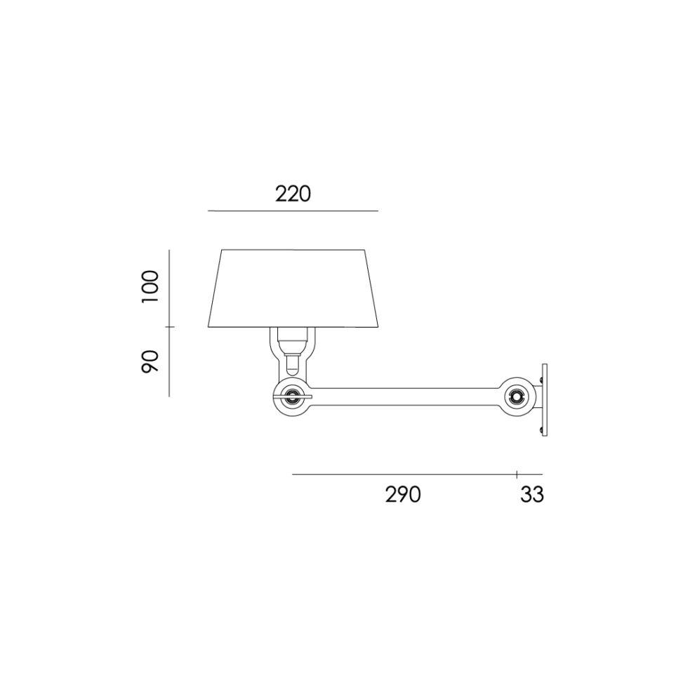 Wandlamp Tonone Bolt Underfit - Afbeelding 6