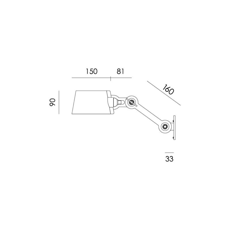 Wandlamp Tonone Bolt Sidefit Small - Afbeelding 5