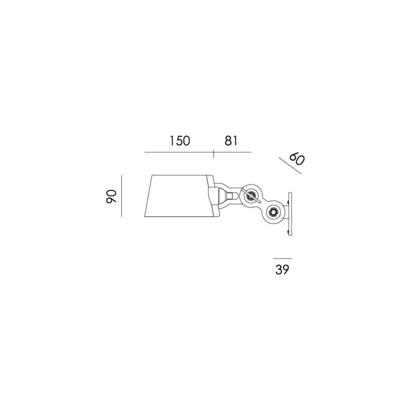 Wandlamp Tonone Bolt Sidefit Mini - Afbeelding 4