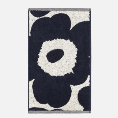 Gastendoekje Marimekko Unikko zwart wit