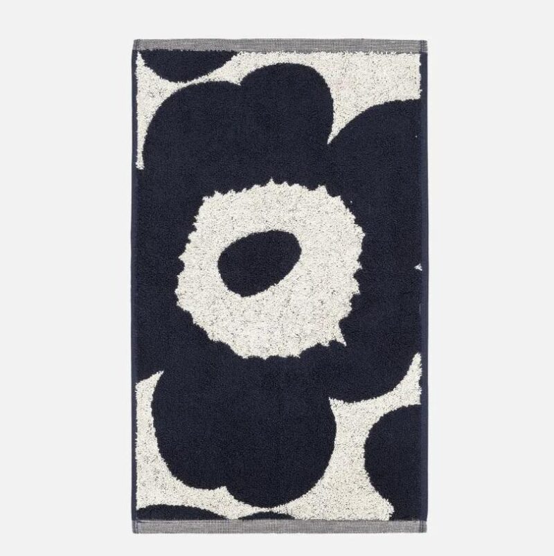 Gastendoekje Marimekko Unikko zwart wit