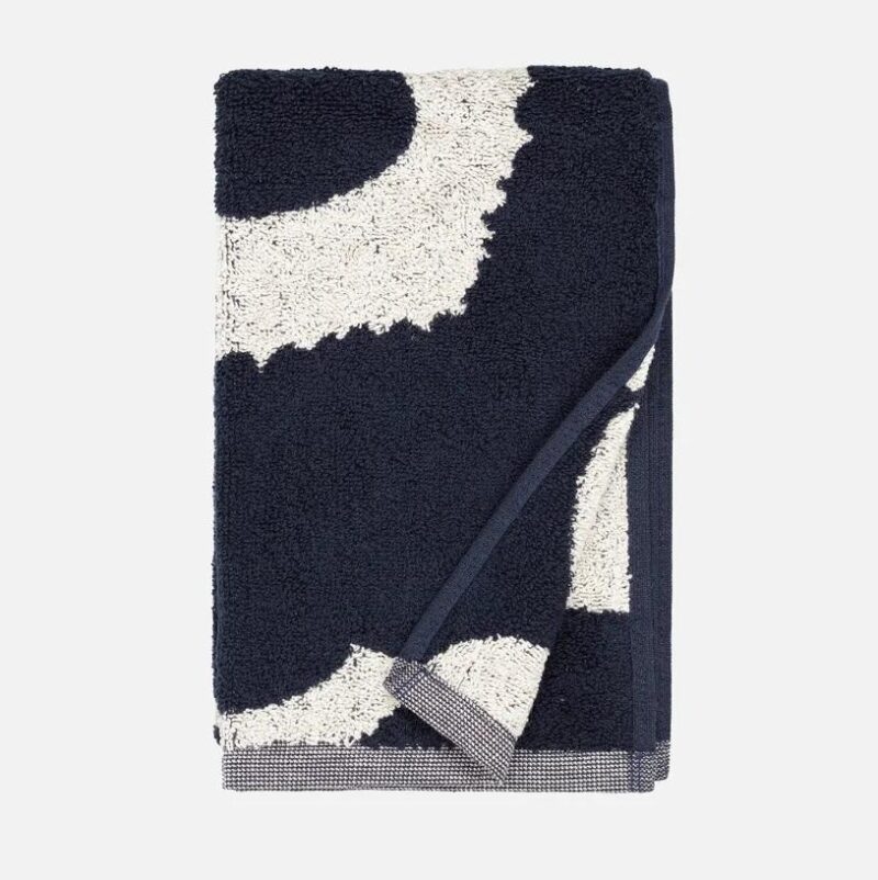 Gastendoekje Marimekko Unikko zwart wit - Afbeelding 2