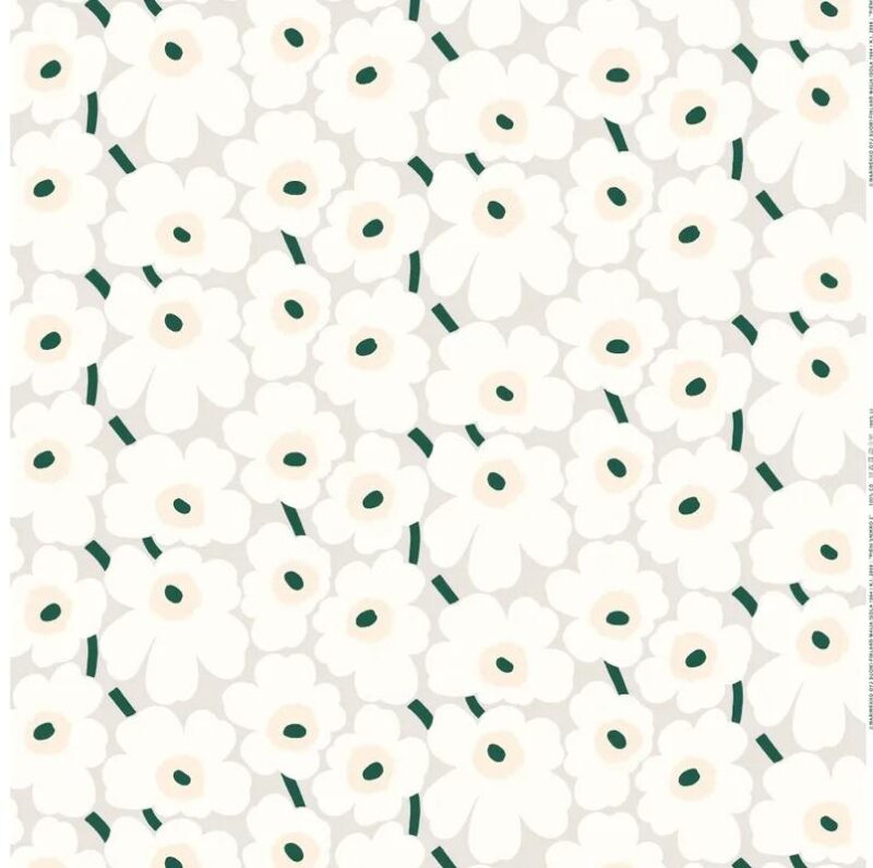 Gordijnstof Marimekko Pieni Unikko 2