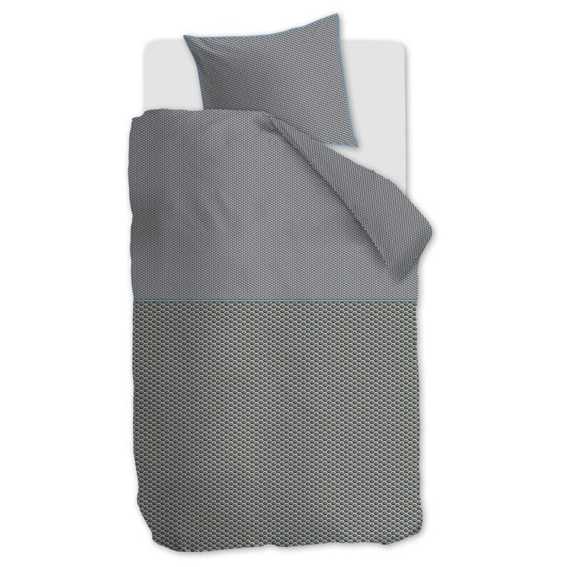 Dekbedovertrek Kardol Facette Blue Green 1 persoons