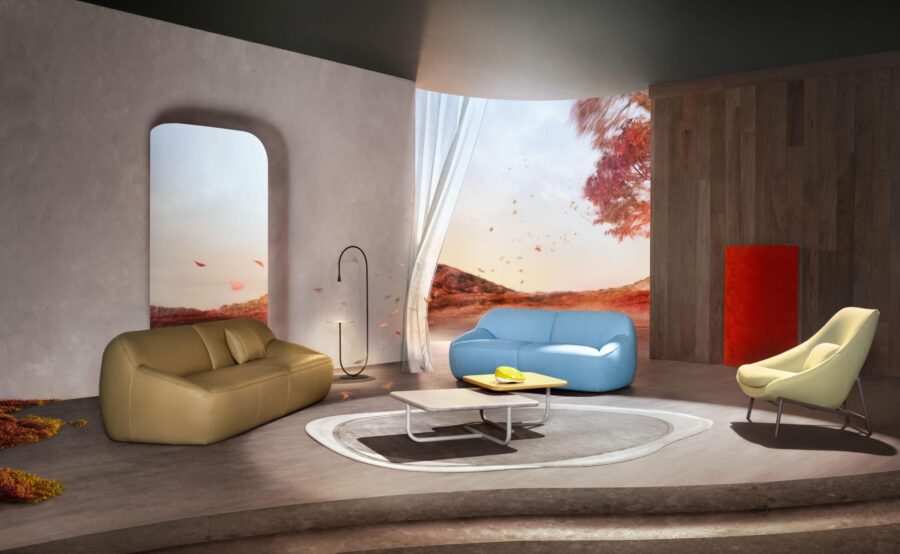 Hoekbank Pode Nivti met Chaise Lounge - Afbeelding 5