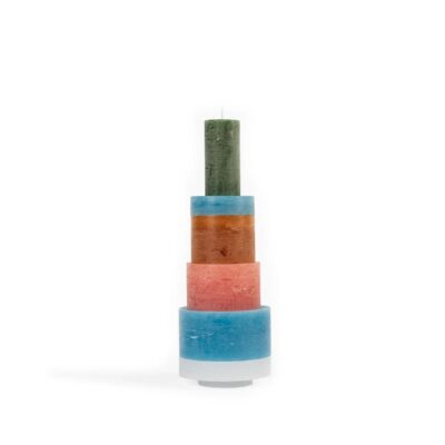Stapelkaars 06 multicolor