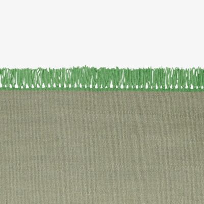Vloerkleed Kelim Kvadrat Cross Coloured Fringes