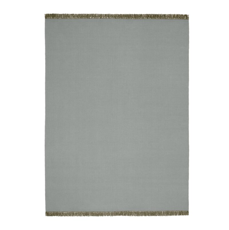 Vloerkleed Kelim Kvadrat Cross Coloured Fringes - Afbeelding 2