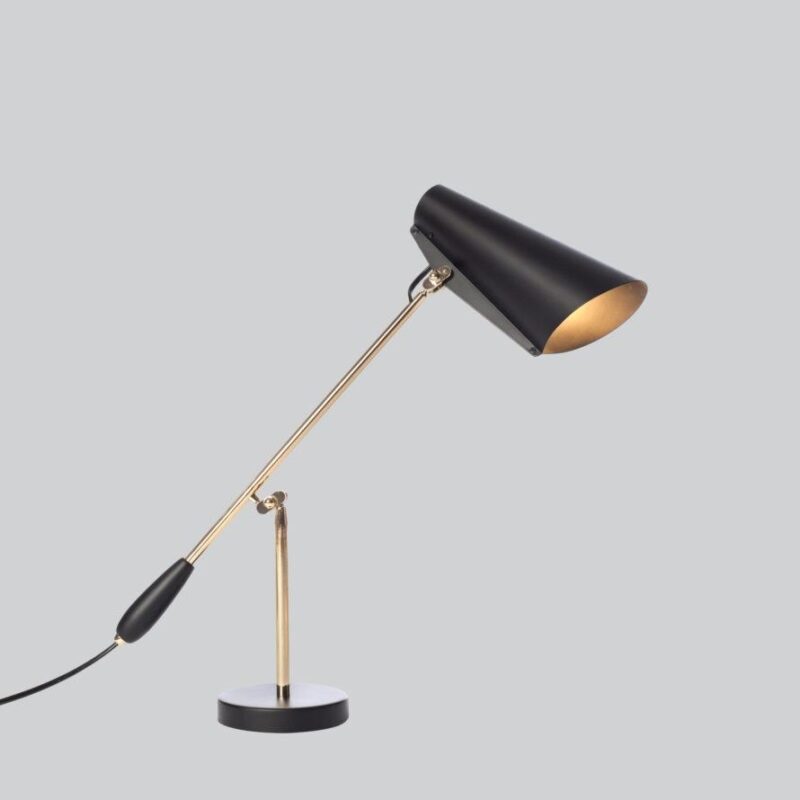Tafellamp Northern Birdy Zwart/Messing Showroommodel - Afbeelding 2