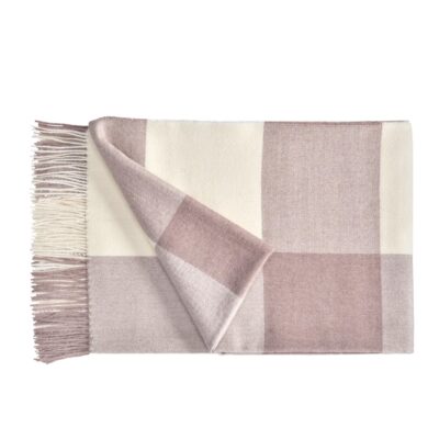 Plaid Carré Fischbacher1819 roze