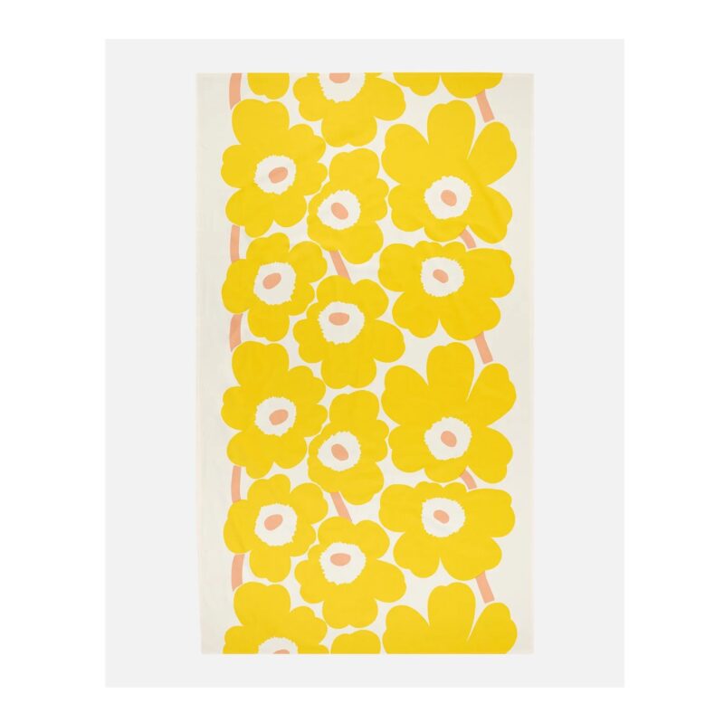 Tafelkleed Marimekko Pienie Unikko Geel